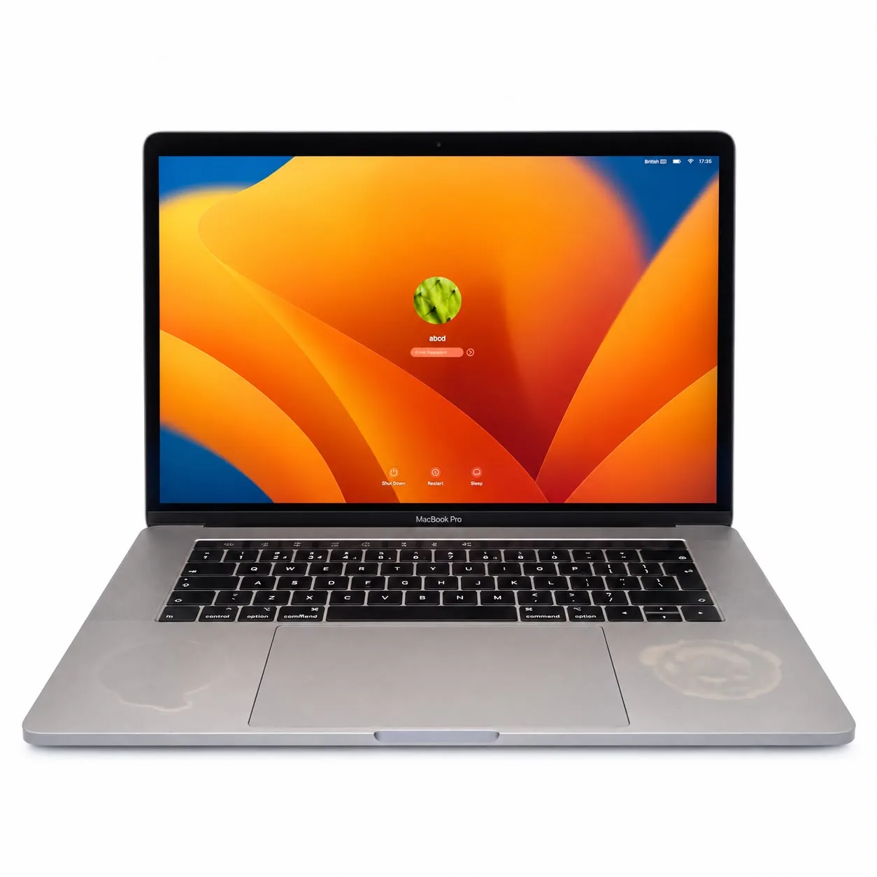 Apple MacBook Pro 15-inch (2018), Intel Core i7 6-Core 2.6GHz, 16GB RAM, 512GB SSD, Touch Bar, Space Grey